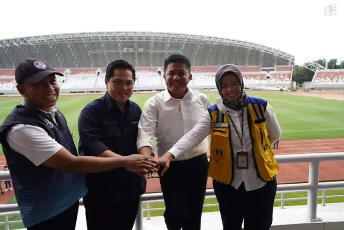 Erick Thohir Tinjau Stadion Jakabaring, Siap untuk Piala Dunia U-20 Erick Thohir Tinjau Stadion Jakabaring, Siap untuk Piala Dunia U-20