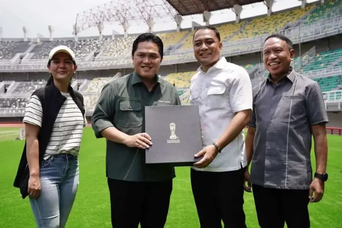 Erick Thohir Nilai Gelora Bung Tomo  Salah Satu Stadion Terbaik di Indonesia