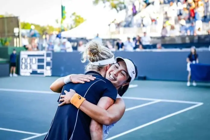 Dejavu Dila/Kato vs Gauff/Pegula di Indian Wells Dejavu Dila/Kato vs Gauff/Pegula di Indian Wells