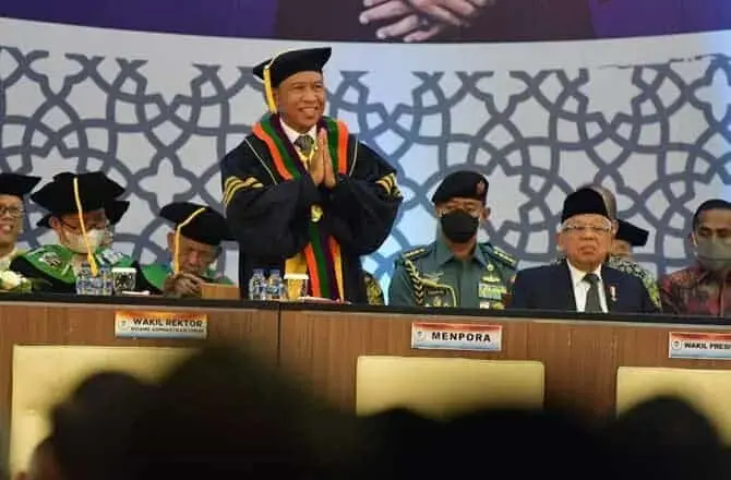 Menpora Dampingi Wapres Ma'ruf Amin Hadiri Pengukuhan Prof Dr HM Asrorun Niam Sholeh, M.A jadi Guru Besar Bidang Fikih UIN Syarif Hidayatullah Menpora Dampingi Wapres Ma'ruf Amin Hadiri Pengukuhan Prof Dr HM Asrorun Niam Sholeh, M.A jadi Guru Besar Bidang Fikih UIN Syarif Hidayatullah
