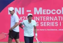 BNI-MedcoEnergi International Tennis M25K Seri II: David Agung Susanto Terhenti di Babak Kedua