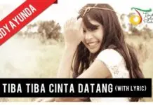 Lirik Lagu Tiba Tiba Cinta Datang - Maudy Ayunda