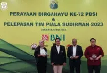 Siap Rebut Piala Sudirman 2023, BNI dan PBSI Lepas Tim Indonesia Siap Rebut Piala Sudirman 2023, BNI dan PBSI Lepas Tim Indonesia
