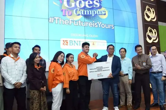 BNI Serahkan Bantuan Peralatan Outdoor Activity Untuk IMPALA Universitas Brawijaya BNI Serahkan Bantuan Peralatan Outdoor Activity Untuk IMPALA Universitas Brawijaya