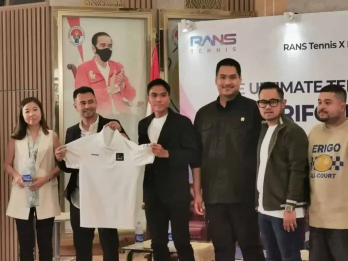 Gandeng Peraih Emas SEA Games, Raffi Ahmad  Resmikan RANS Tennis