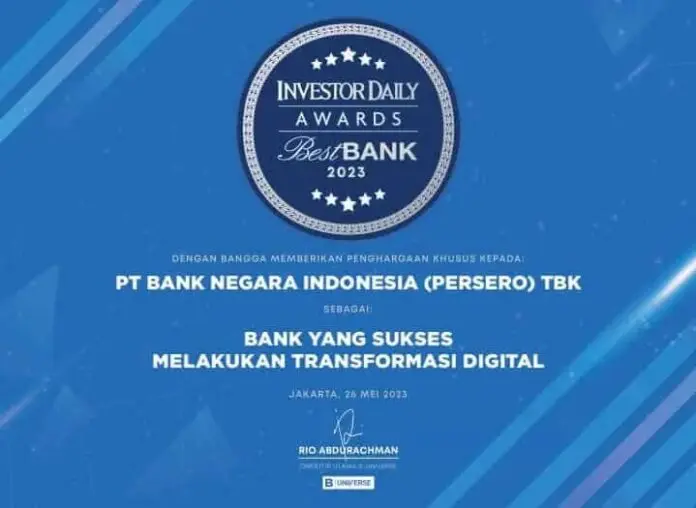The Best Bank, BNI Perkuat Transformasi The Best Bank, BNI Perkuat Transformasi