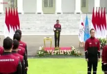 Presiden Jokowi Resmi Lepas Kontingen Indonesia ke SEA Games Kamboja