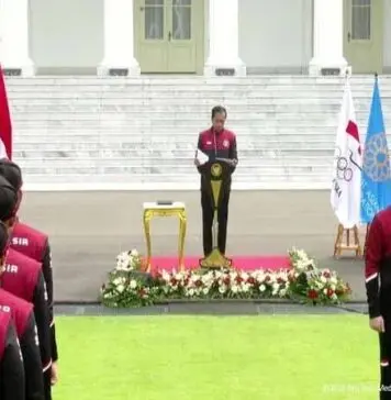 Presiden Jokowi Resmi Lepas Kontingen Indonesia ke SEA Games Kamboja