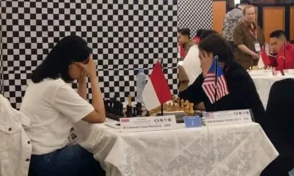 Asia 3.3 Chess Championships 2023: Susanto dan Irene Raih Kemenangan Babak Pertama Asia 3.3 Chess Championships 2023: Susanto dan Irene Raih Kemenangan Babak Pertama