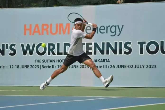 Harum Energy Men's World Tennis Tour 2023 Seri III: Rifqi Melenggang, Jumpa Wakil India di Semifinal