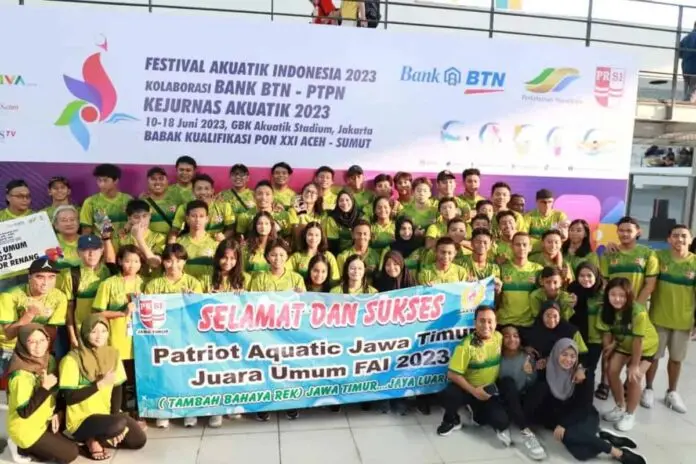 Jatim Juara Umum Kejurnas Renang FAI 2023 Jatim Juara Umum Kejurnas Renang FAI 2023