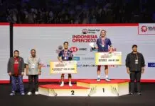 Ginting Runner-Up Indonesia Open 2023