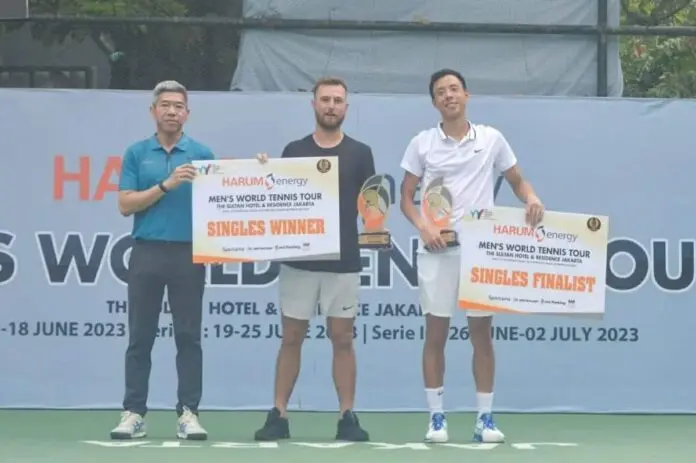 Justin Runner Up Harum Energy Men's World Tennis Tour 2023 Seri I Justin Runner Up Harum Energy Men's World Tennis Tour 2023 Seri I