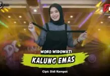 Lirik Lagu Kalung Emas - Woro Widowati