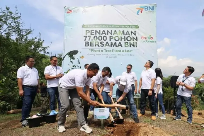 Rangkaian HUT Ke-77, BNI Tanam 77 Ribu Pohon Rangkaian HUT Ke-77, BNI Tanam 77 Ribu Pohon