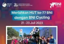 Rangkaian HUT ke-77 BNI, Komunitas 46Cyclist Gelar BNI Bike Challenge 460K