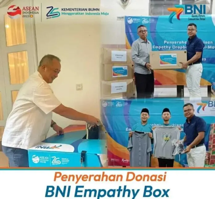 Rangkaian HUT ke-77, BNI Inisiasi Program Empathy Drop Box di 18 Wilayah Rangkaian HUT ke-77, BNI Inisiasi Program Empathy Drop Box di 18 Wilayah