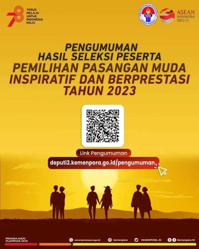 28 Pasangan Siap Bersaing, Menjadi Pasangan Muda Inspiratif dan Berprestasi Tahun 2023 28 Pasangan Siap Bersaing, Menjadi Pasangan Muda Inspiratif dan Berprestasi Tahun 2023