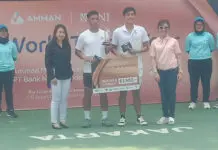 Christo/Nathan Juara Amman BNI M25K Seri Pertama Christo/Nathan Juara Amman BNI M25K Seri Pertama