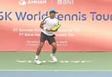 Claudio Lumanau lolos ke babak utama Amman BNI M25K World Tennis Tour Seri pertama
