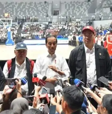 Presiden Jokowi  Resmikan  Indonesia Arena