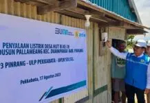 PLN Listriki Tiga Desa Terpencil di Sulsel, 165 Keluarga Kini Nikmati Listrik 24 Jam