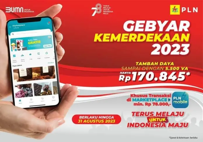 Promo Nyalakan Kemerdekaan, PLN Beri Diskon Spesial Tambah Daya Hanya Rp170.845 Promo Nyalakan Kemerdekaan, PLN Beri Diskon Spesial Tambah Daya Hanya Rp170.845