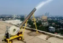 Tekan Polusi Udara Jakarta, Kantor Pusat PLN Pakai Mist Generator Buatan BRIN Tekan Polusi Udara Jakarta, Kantor Pusat PLN Pakai Mist Generator Buatan BRIN