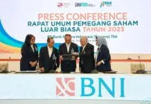 RUPS-LB BNI Setujui Stock Split Rasio 1:2 RUPS-LB BNI Setujui Stock Split Rasio 1:2