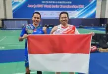Para Legenda Indonesia Berjaya di Kejuaraan Dunia Senior 2023