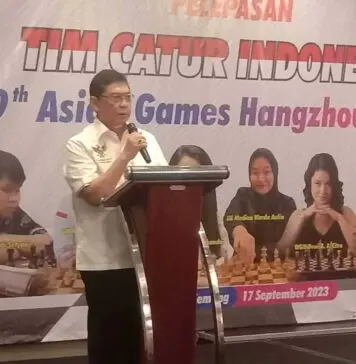 Lepas Tim Catur Asian Games XIX Hangzhou 2023, GM Utut Adianto Minta Pecatur Tampil dengan Segenap Jiwa Lepas Tim Catur Asian Games XIX Hangzhou 2023, GM Utut Adianto Minta Pecatur Tampil dengan Segenap Jiwa