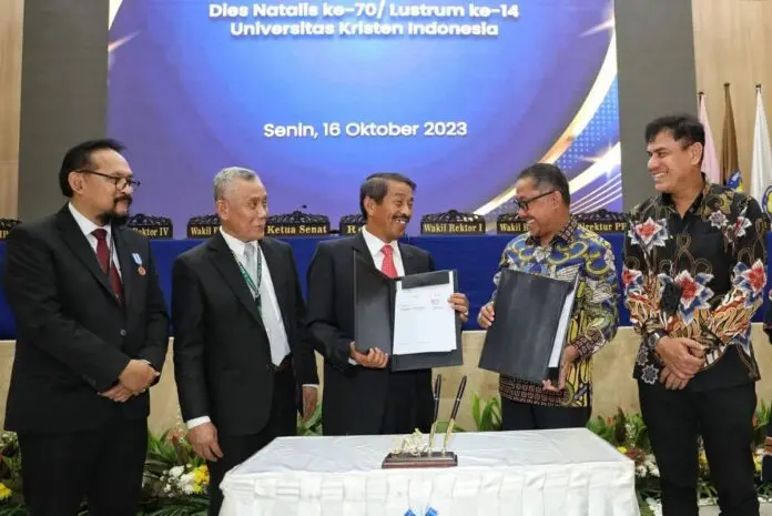BNI dan UKI Jalin Kerja Sama Program Ekosistem Keuangan Perguruan Tinggi BNI dan UKI Jalin Kerja Sama Program Ekosistem Keuangan Perguruan Tinggi
