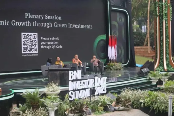BNI Investor Daily Summit 2023, Total Reduksi Emisi Green Bond BNI Capai 230 Ribu Ton CO2 per Tahun BNI Investor Daily Summit 2023, Total Reduksi Emisi Green Bond BNI Capai 230 Ribu Ton CO2 per Tahun