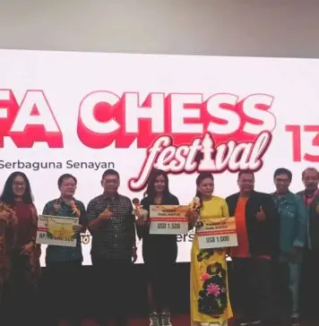 Japfa Chess Festival 2023: Dewi AA Citra Juara Dwi Tarung Internasional Japfa Chess Festival 2023: Dewi AA Citra Juara Dwi Tarung Internasional
