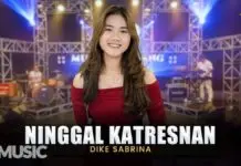 Lirik Lagu Ninggal Katresnan - Dike Sabrina