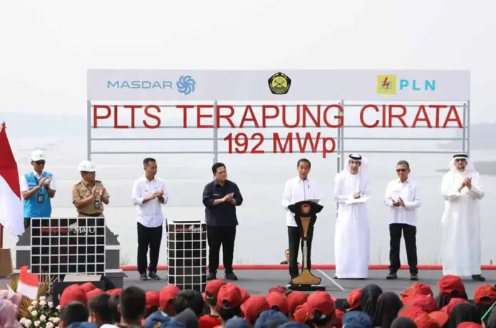 Presiden Jokowi Resmikan PLTS Terapung Cirata 192 MWp, Terbesar di Asia Tenggara Presiden Jokowi Resmikan PLTS Terapung Cirata 192 MWp, Terbesar di Asia Tenggara