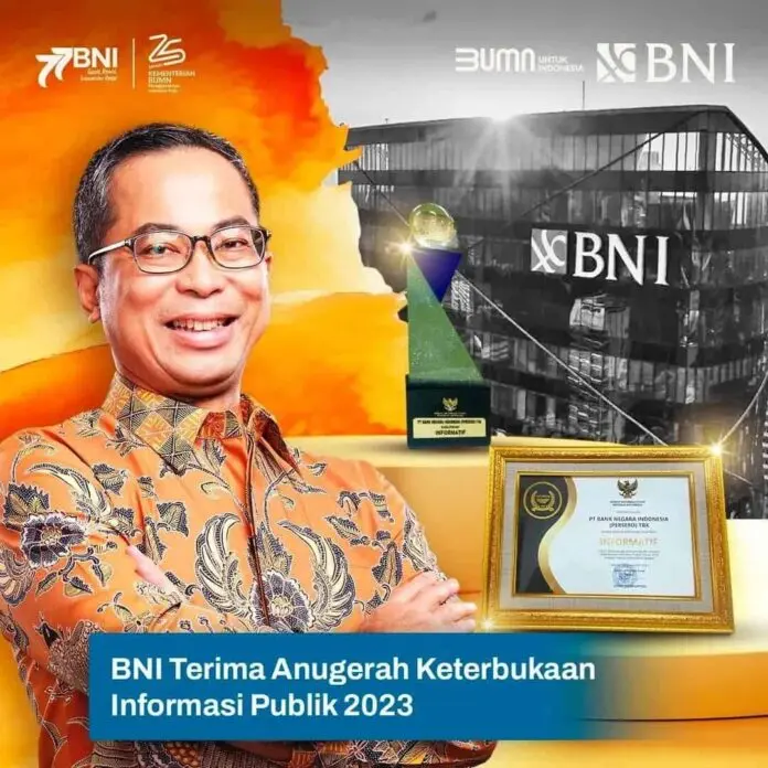 Capai Predikat Informatif, BNI Terima Anugerah Keterbukaan Informasi Publik 2023 Capai Predikat Informatif, BNI Terima Anugerah Keterbukaan Informasi Publik 2023