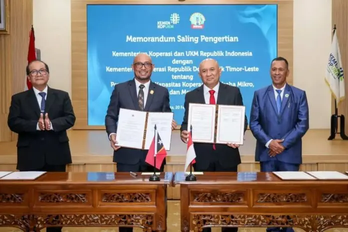 RI-Timor Leste Sepakat Kerja Sama Kembangkan Kapasitas Koperasi dan UMKM RI-Timor Leste Sepakat Kerja Sama Kembangkan Kapasitas Koperasi dan UMKM