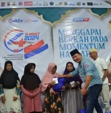 Berbagi di Bulan Suci Ramadan, Tandai HUT ke-4 Ceklissatu.com Berbagi di Bulan Suci Ramadan, Tandai HUT ke-4 Ceklissatu.com