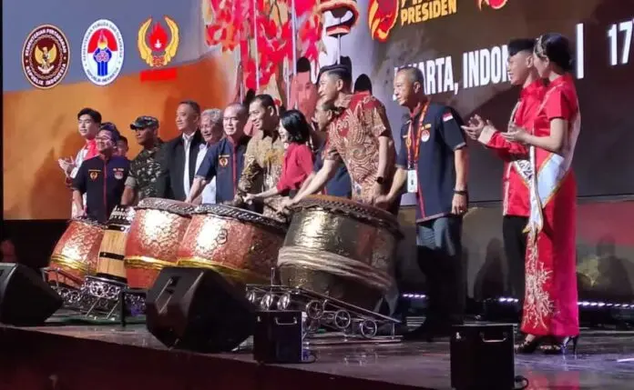 Dibuka Stafsus Presiden : 10 Ramaikan Kejuaraan Dunia Barongsai di Britama Arena Dibuka Stafsus Presiden : 10 Ramaikan Kejuaraan Dunia Barongsai di Britama Arena