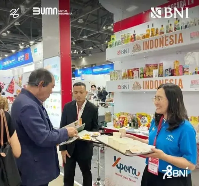 BNI Xpora Berangkatkan 12 UKM Makanan dan Minuman ke Indonesia in Korea - SFH 2024 BNI Xpora Berangkatkan 12 UKM Makanan dan Minuman ke Indonesia in Korea - SFH 2024