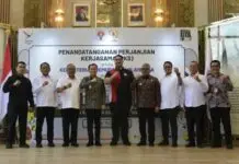 Sukseskan Pelaksanaan PON XXI 2024, Kemenpora Lakukan PKS dengan KONI Pusat, PB PON Aceh dan Sumut