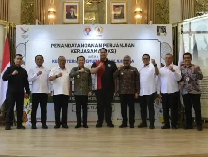 Sukseskan Pelaksanaan PON XXI 2024, Kemenpora Lakukan PKS dengan KONI Pusat, PB PON Aceh dan Sumut Sukseskan Pelaksanaan PON XXI 2024, Kemenpora Lakukan PKS dengan KONI Pusat, PB PON Aceh dan Sumut