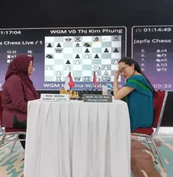 Gagal Hadang Vo Thi Kim Phung, Medina Kian Tertinggal Gagal Hadang Vo Thi Kim Phung, Medina Kian Tertinggal