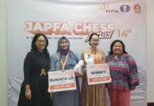 WGM Vo Thi Kim Phung Menangi Dwitarung Internasional JAPFA Chess Festival 2024 WGM Vo Thi Kim Phung Menangi Dwitarung Internasional JAPFA Chess Festival 2024