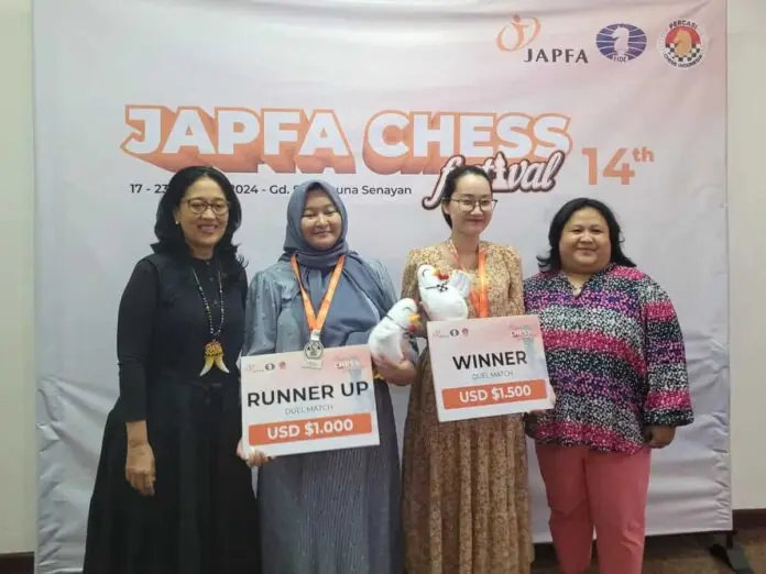 WGM Vo Thi Kim Phung Menangi Dwitarung Internasional JAPFA Chess Festival 2024 WGM Vo Thi Kim Phung Menangi Dwitarung Internasional JAPFA Chess Festival 2024