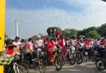 Ratusan Peserta Meriahkan Fun Bike Pokja PWI Wali Kota Jakarta Utara 2024