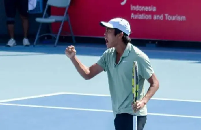 Amman Mineral Men's World Tennis Championships Seri Empat : Nathan Lewati Hadangan Babak Pettama Amman Mineral Men's World Tennis Championships Seri Empat : Nathan Lewati Hadangan Babak Pettama