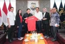 Sekjen PP Perbasi dan Ketum PSSI Kompak Temui Menkumham, Terkait Dukungan Timnas di Masa Depan