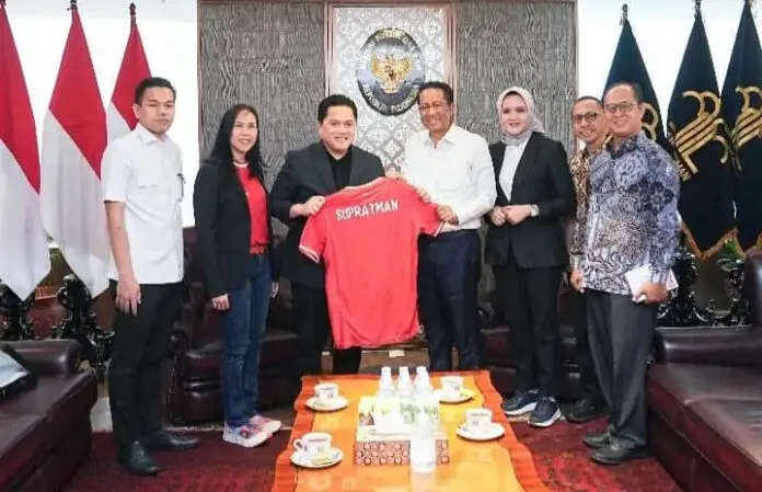Sekjen PP Perbasi dan Ketum PSSI Kompak Temui Menkumham, Terkait Dukungan Timnas di Masa Depan Sekjen PP Perbasi dan Ketum PSSI Kompak Temui Menkumham, Terkait Dukungan Timnas di Masa Depan
